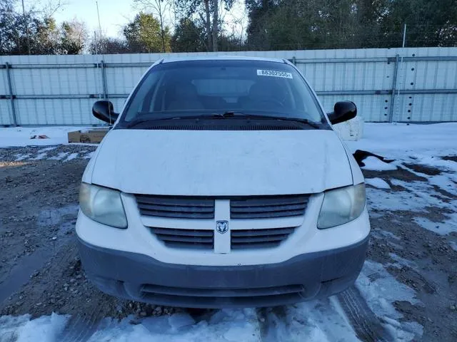 1D4GP25R27B102186 2007 2007 Dodge Caravan- SE 5