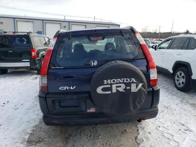 JHLRD78516C036696 2006 2006 Honda CR-V- LX 6