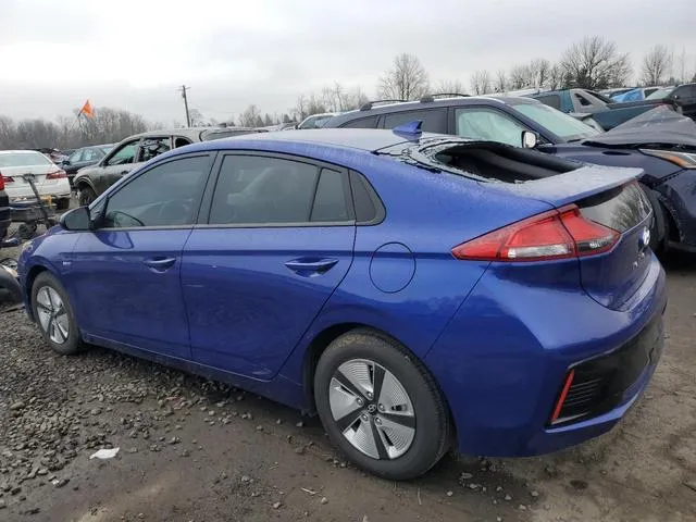 KMHC65LC0KU109564 2019 2019 Hyundai Ioniq- Blue 2