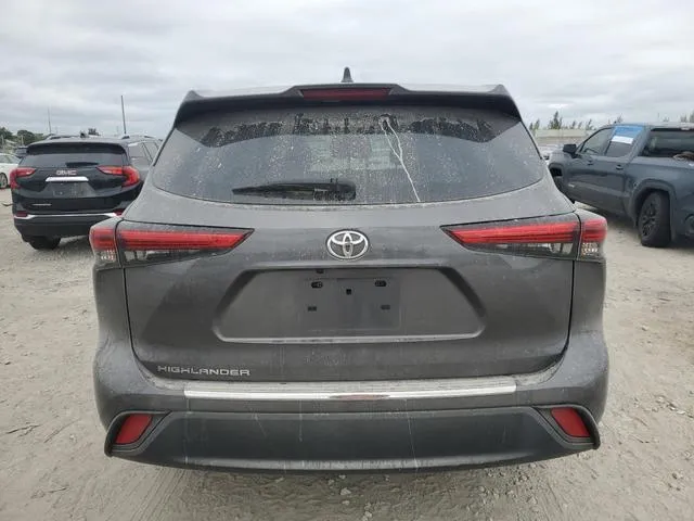 5TDCZRAH9NS551804 2022 2022 Toyota Highlander- L 6