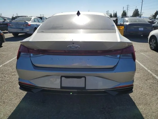 5NPLN4AG3MH025663 2021 2021 Hyundai Elantra- Sel 6