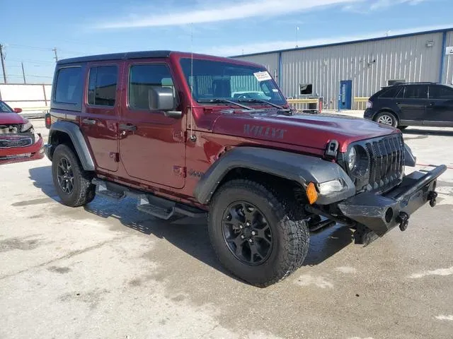 1C4HJXDN1MW814675 2021 2021 Jeep Wrangler- Sport 4