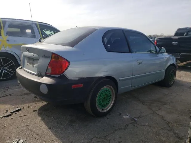 KMHCG35C44U303127 2004 2004 Hyundai Accent- GL 3