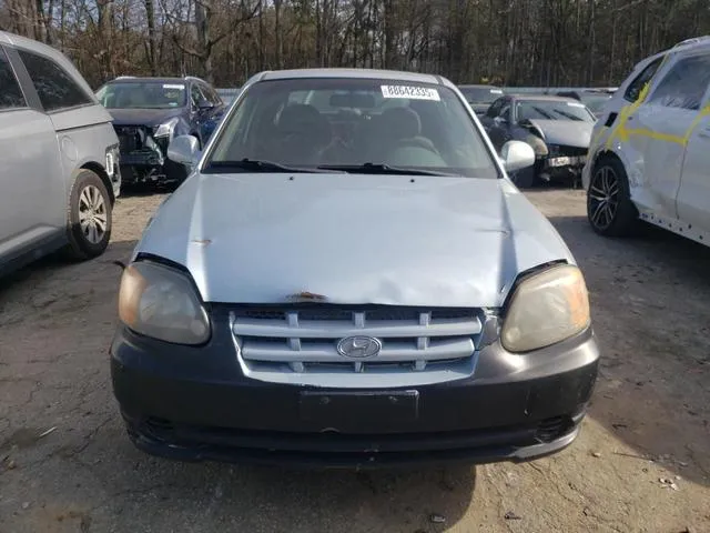 KMHCG35C44U303127 2004 2004 Hyundai Accent- GL 5