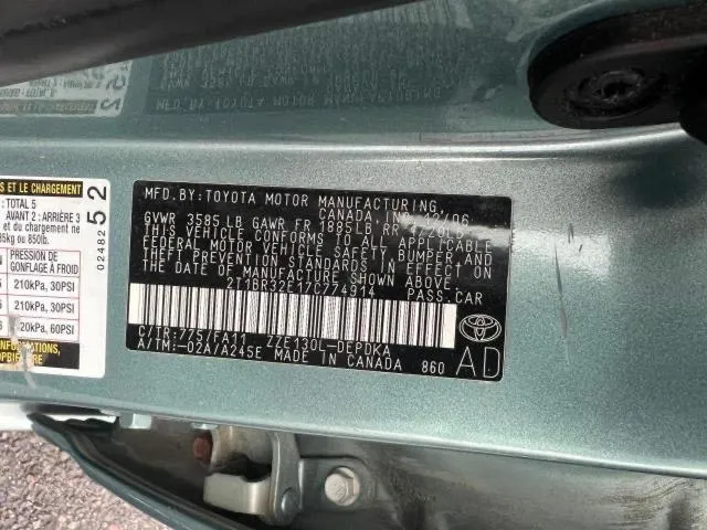 2T1BR32E17C774914 2007 2007 Toyota Corolla- CE 10