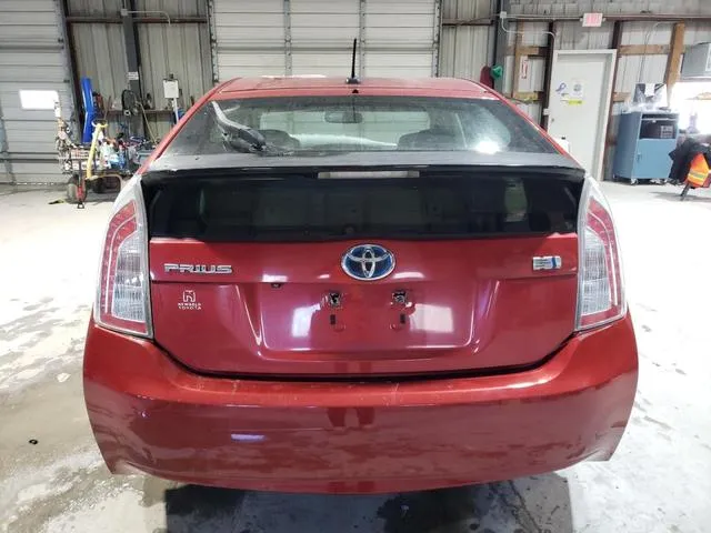 JTDKN3DU9C1557013 2012 2012 Toyota Prius 6