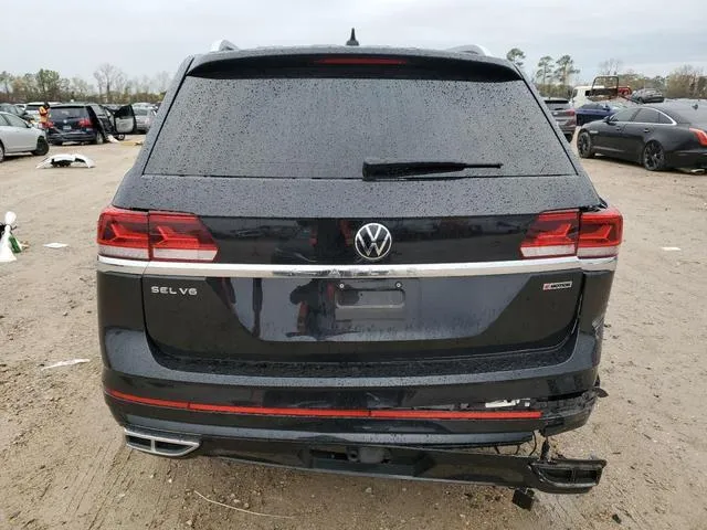 1V2AR2CA7NC549791 2022 2022 Volkswagen Atlas- Sel R-Line 6