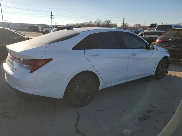 KMHLM4AJ8NU031721 2022 2022 Hyundai Elantra- Blue 3