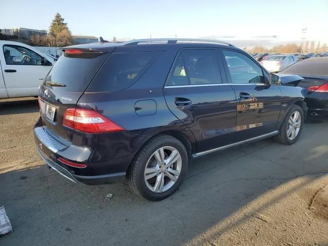 4JGDA2EB2CA042233 2012 2012 Mercedes-Benz ML-Class- 350 Blu 3