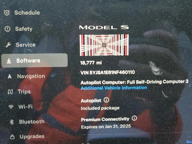 5YJSA1E61NF460110 2022 2022 Tesla MODEL S 9