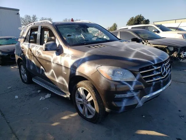 4JGDA2EB9CA063967 2012 2012 Mercedes-Benz ML-Class- 350 Blu 4