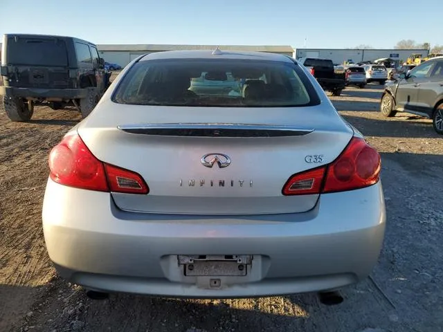 JNKBV61E68M217319 2008 2008 Infiniti G35 6