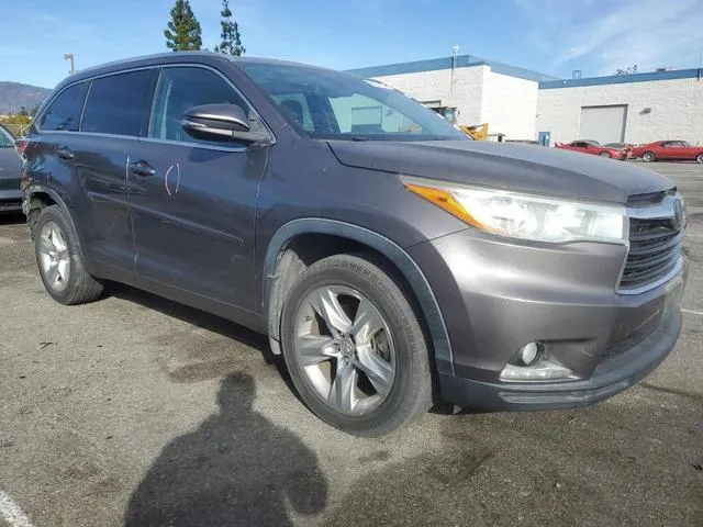 5TDDKRFH5FS187271 2015 2015 Toyota Highlander- Limited 4