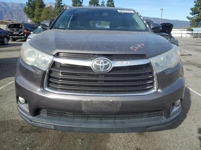 5TDDKRFH5FS187271 2015 2015 Toyota Highlander- Limited 5