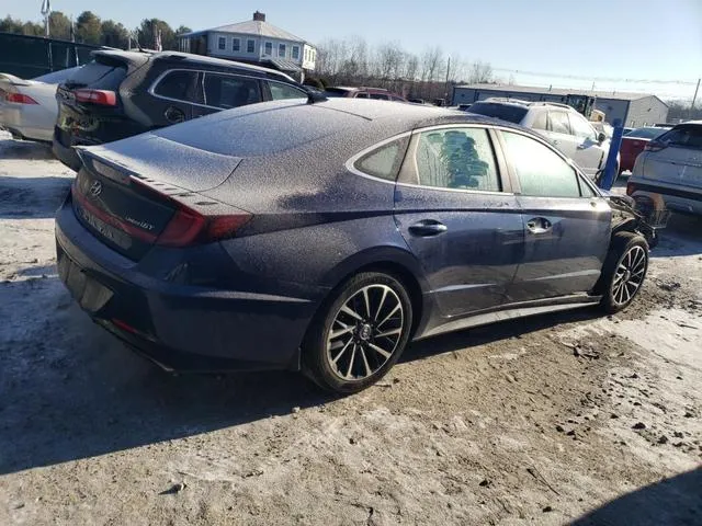 5NPEH4J28MH096605 2021 2021 Hyundai Sonata- Limited 3