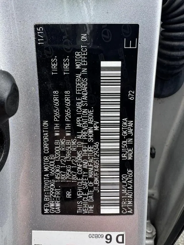 JTJBM7FX4G5129346 2016 2016 Lexus GX- 460 10