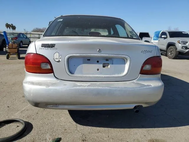 KMHVF14N4TU316378 1996 1996 Hyundai Accent- Base 6