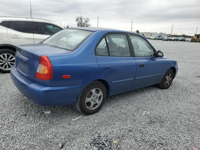 KMHCG45C82U355914 2002 2002 Hyundai Accent- GL 3