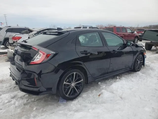 SHHFK7H43MU220825 2021 2021 Honda Civic- Sport 3