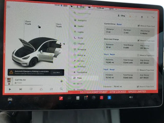 5YJYGDEE8MF175887 2021 2021 Tesla MODEL Y 9