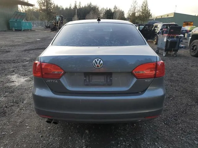 3VWLL7AJ0EM305374 2014 2014 Volkswagen Jetta- Tdi 6