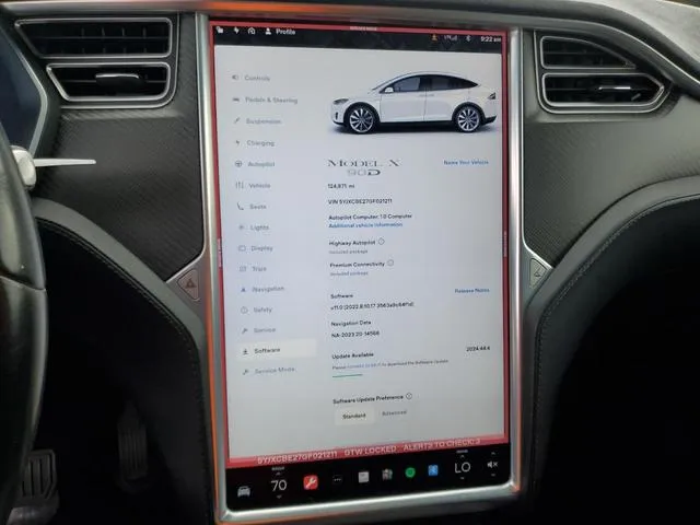 5YJXCBE27GF021211 2016 2016 Tesla MODEL X 9