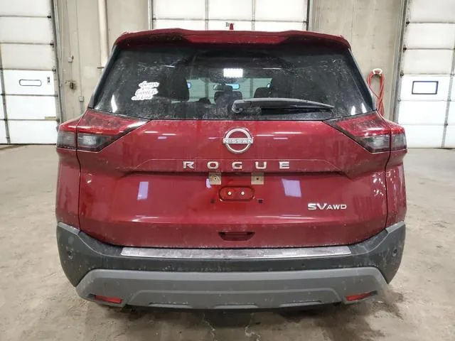 JN8BT3BB1NW337463 2022 2022 Nissan Rogue- SV 6