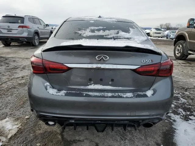 JN1FV7AR9JM480165 2018 2018 Infiniti Q50- Red Sport 400 6