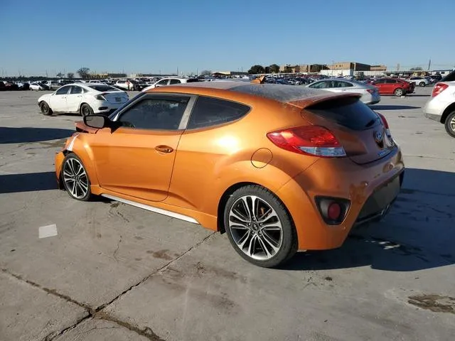 KMHTC6AEXGU298587 2016 2016 Hyundai Veloster- Turbo 2