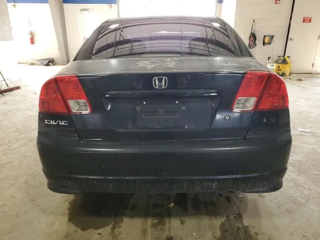 2HGES16504H524678 2004 2004 Honda Civic- LX 6