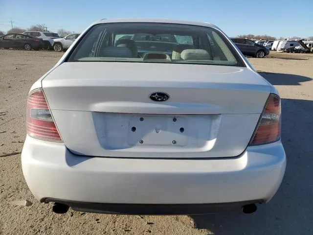 4S3BL626967203974 2006 2006 Subaru Legacy- 2-5I Limited 6