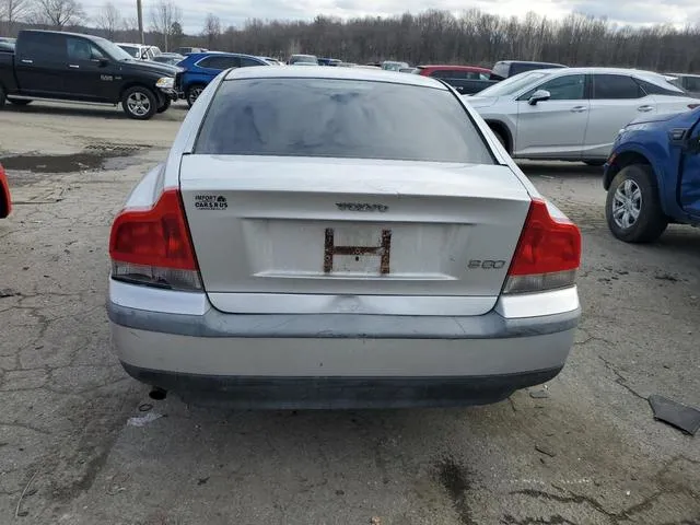 YV1RS61R422116062 2002 2002 Volvo S60 6