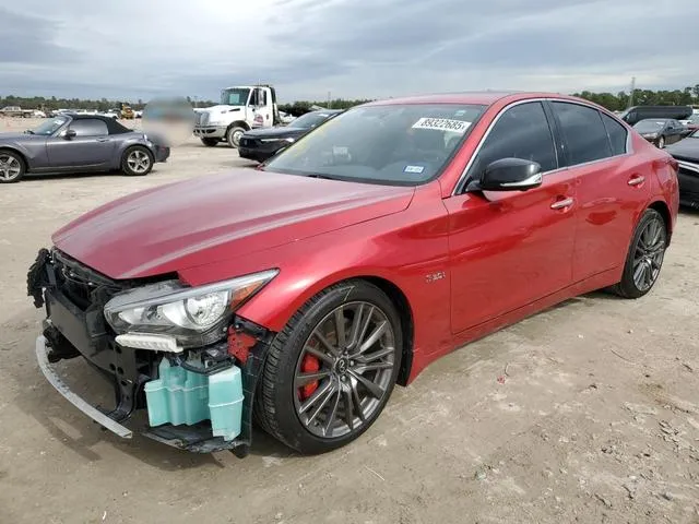 JN1FV7AP4LM630619 2020 2020 Infiniti Q50- Red Sport 400 1