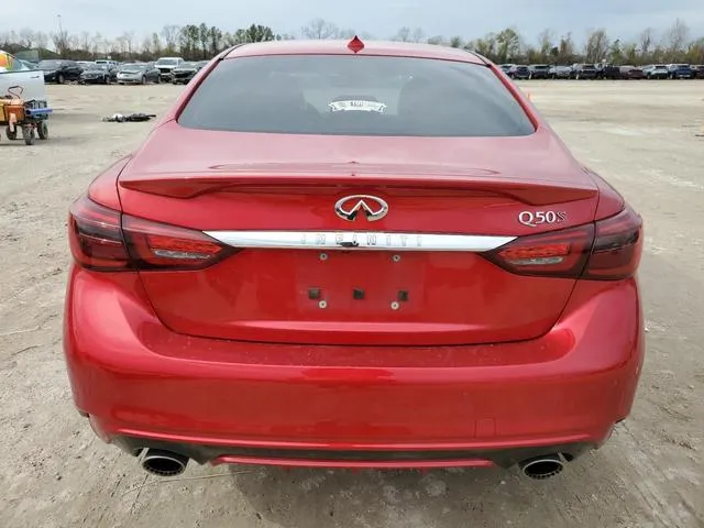 JN1FV7AP4LM630619 2020 2020 Infiniti Q50- Red Sport 400 6