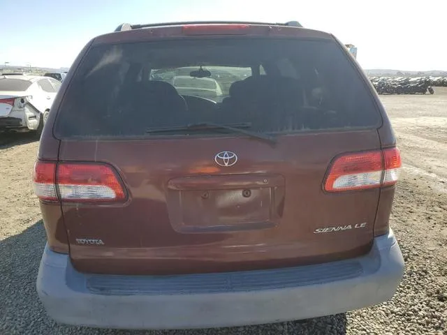 4T3ZF13C71U408316 2001 2001 Toyota Sienna- LE 6