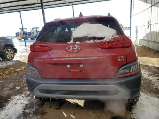 KM8K5CA33NU921886 2022 2022 Hyundai Kona- Limited 6