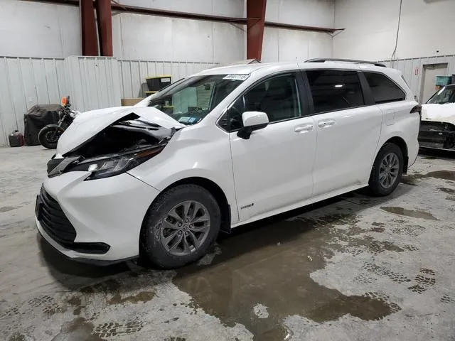 5TDKRKEC8MS068790 2021 2021 Toyota Sienna- LE 1